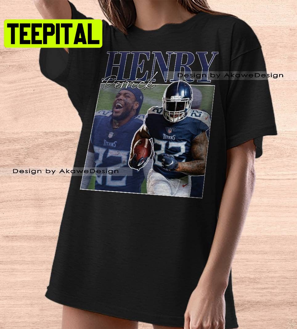 Derrick Henry Vintage 90s #22 Running Back Unisex T-Shirt