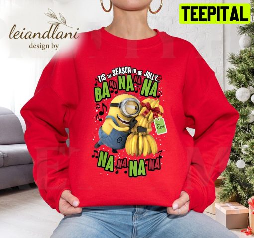 Despicable Me Minion Banana Present Funny Minions Disney Sweatshirt