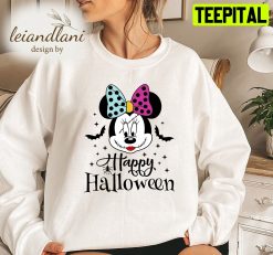 Devil Minnie With Trident Minnie Mouse Halloween Sweatshirt