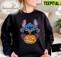 Devil Stitch Pumpkin Halloween Sweatshirt