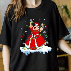 Disney Alice In Wonderland Queen Of Heart Christmas Lights T-Shirt