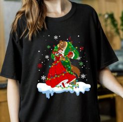 Disney Beauty and The Beast Christmas Lights T-Shirt