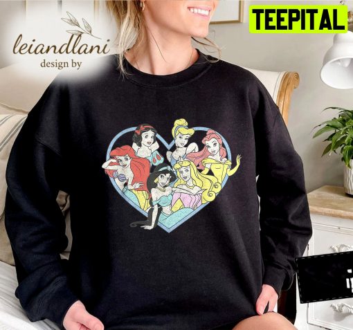 Disney Cartoon Design Princess Squad Disney Sweatshirt