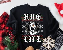 Disney Frozen Olaf Hug Life Ugly Christmas Sweatshirt