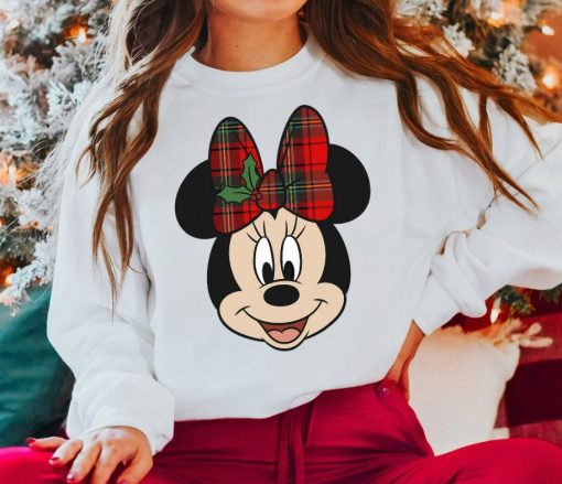 Disney Minnie Mouse Christmas Bow Sweatshirt