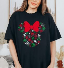 Disney Minnie Mouse Snowflake Christmas T-Shirt