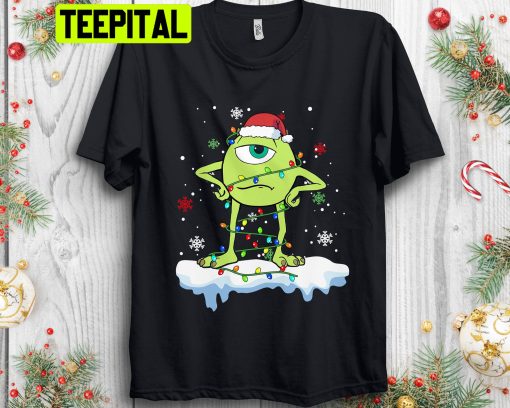 Disney Monster Inc Monsters University Mike Chirtsmas Light Trending Unisex T-Shirt