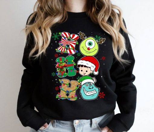 Disney Monsters Inc Christmas Lights Sweatshirt