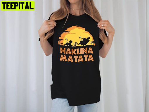 Disney Movie Hukuna Matata Lion King Halloween Unisesx T-Shirt