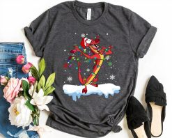 Disney Mulan Mushu Dragon Christmas Lights Shirt