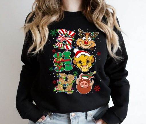 Disney The Lion King Christmas Lights Sweatshirt