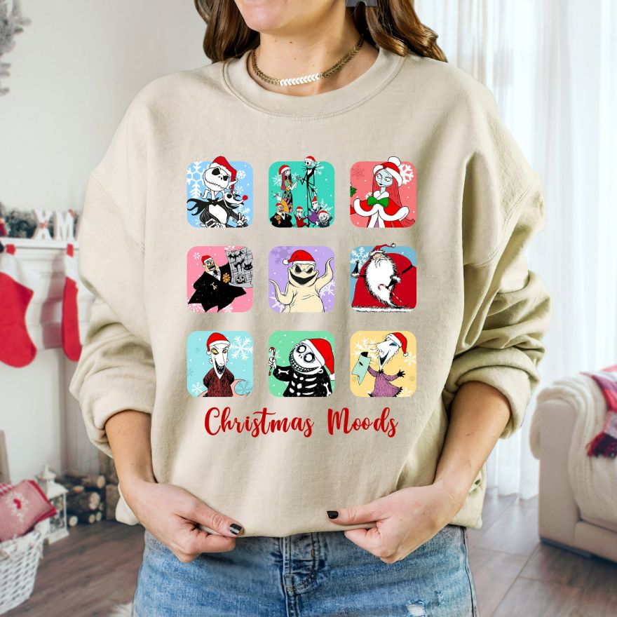Disney The Nightmare Before Christmas Characters Sweatshirt