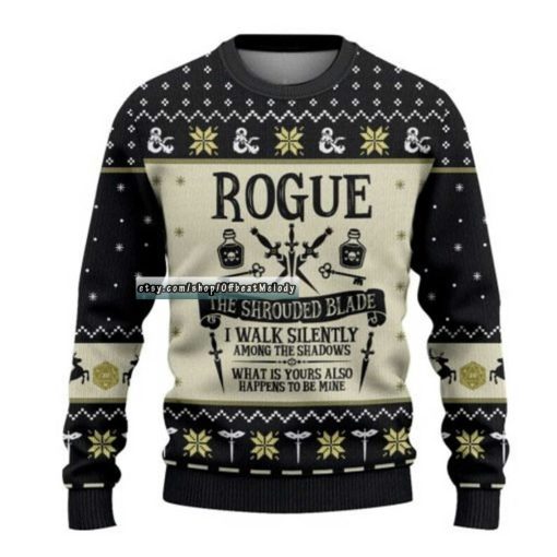 DnD Classes Collection Christmas Ugly Sweater