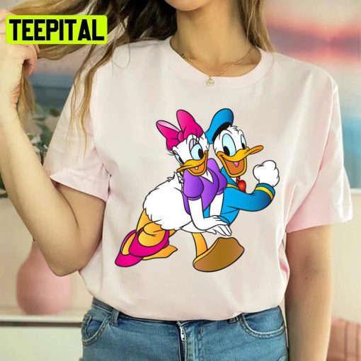 Donald Daisy Duck Be My Valentine Unisex Sweatshirt