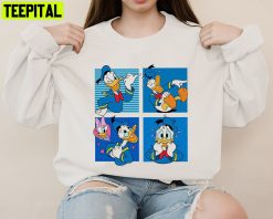 Donald Duck Face Donald Duck Holiday Disney Sweatshirt