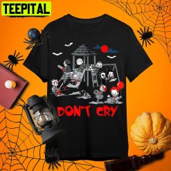 Don’t Cry Horror Clubhouse In Park Retro Art Unisex T-Shirt