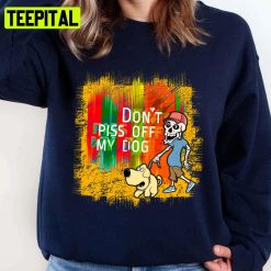 Don’t Make My Dog Mad Halloween Art Unisex Sweatshirt