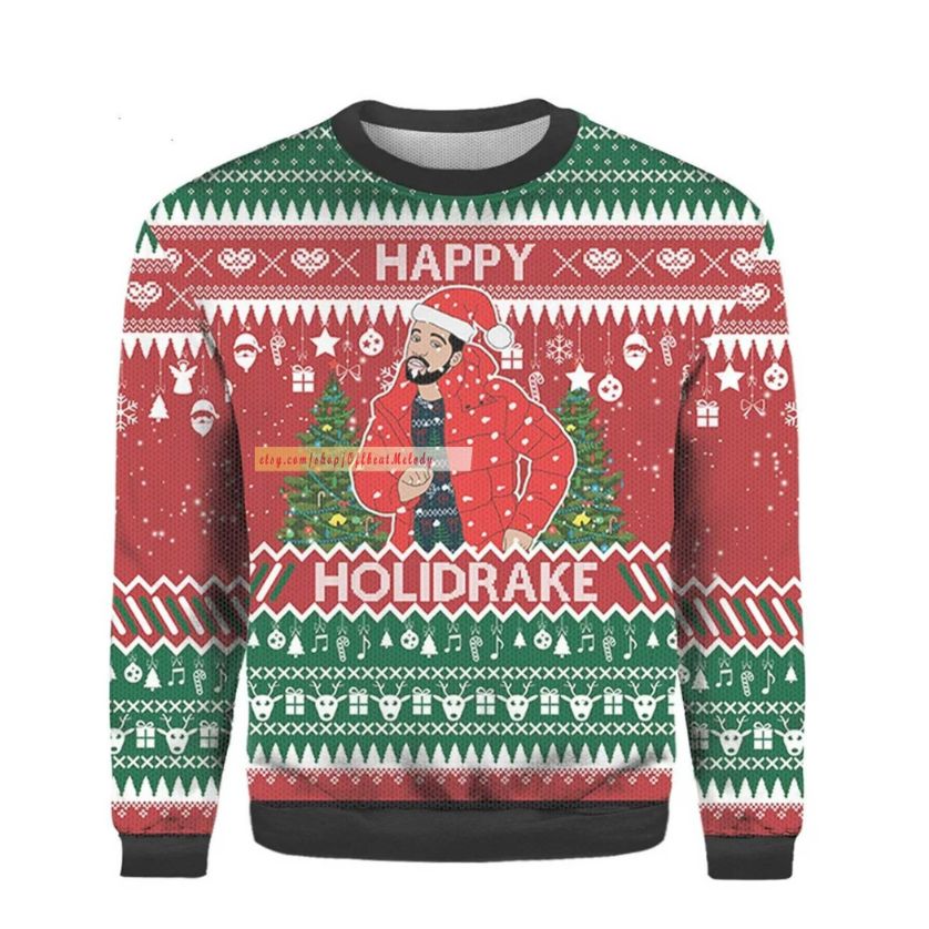 Drake hot sale holiday sweater