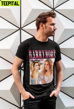 Drew Barrymore 90s The Drew Barrymore Show Retro Design T-Shirt