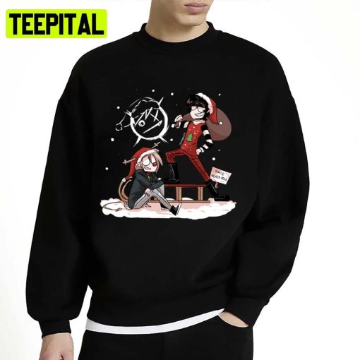 Drexel And Bernard Santa’s Sleigh Christmas Unisex Sweatshirt