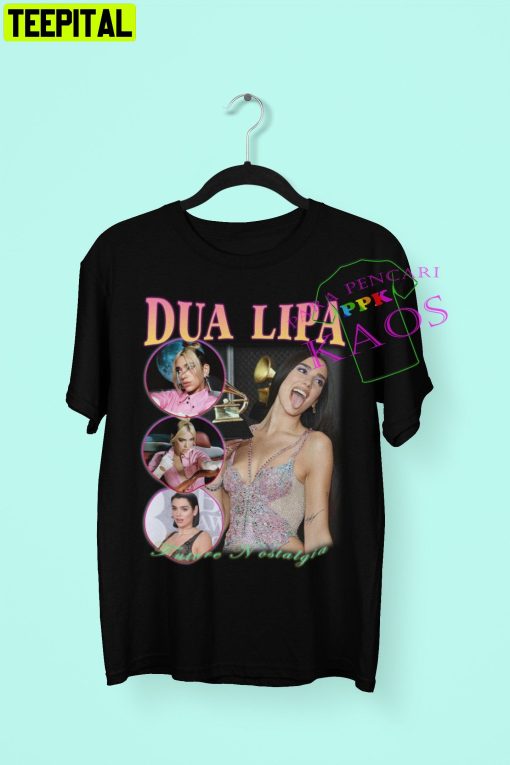 Dua Lipa Future Nostalgia Music Casual Retro Design T-Shirt