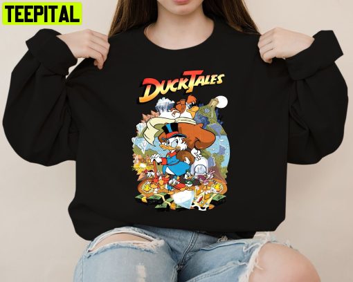 Duck Tales Scrooge Mcduck Donald Duck Holiday Trip Disney Sweatshirt