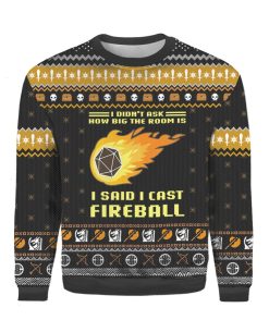 Dungeons And Dragons Ugly Xmas 3D Sweater