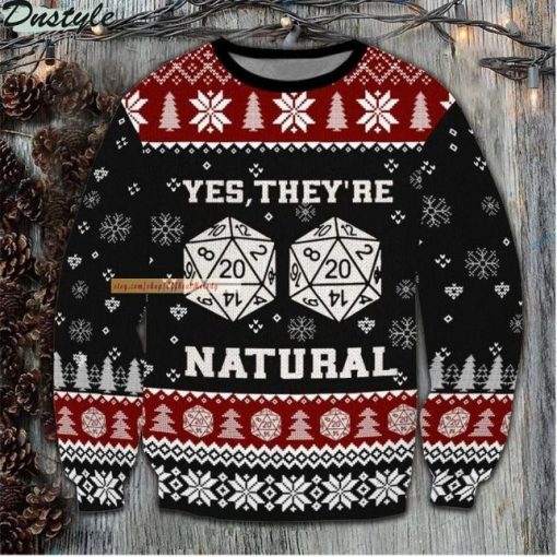 Dungeons And Dragons Yes They’re Natural Ugly Christmas Sweater