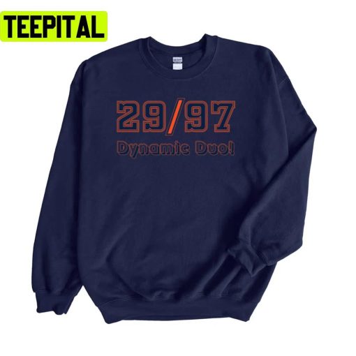 Dynamic Duo 29 97 Ice Hockey Player Unisex Sweatshirt