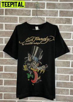 Ed Hardy Christian Audigier Retro Design T-Shirt