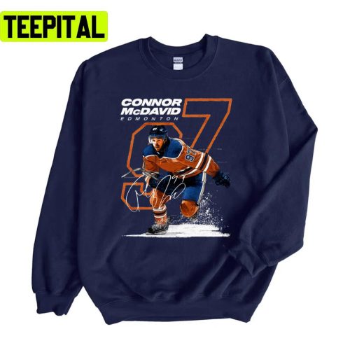 Edmonton Oilers Connor Mcdavid Ice Hockey Unisex Sweatshirt