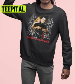 Edward Scissorhands Roses 90s Movie Johnny Depp Trending Unisex Sweatshirt