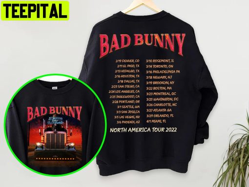 El Último Tour Del Mundo North America Tour 2022 Tour Sweatshirt