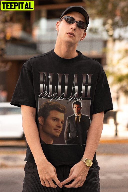 Elijah Mikaelson Daniel Gillies Retro Design T-Shirt