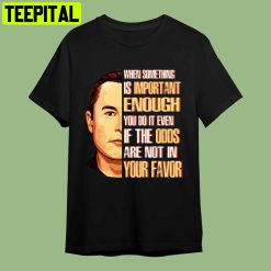 Elon Musk Quote Retro Art Unisex T-Shirt