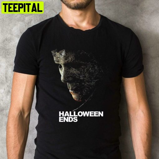 Ends Michael Myers The Boogeyman Scary Movie Halloween Retro Design T-Shirt