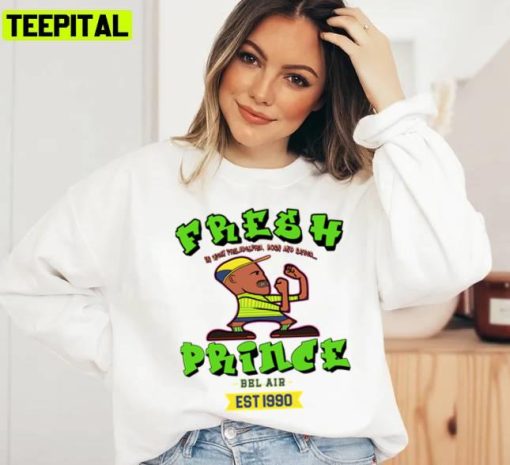 Est 1990 Fresh Prince Animated Bel Air Unisex Sweatshirt