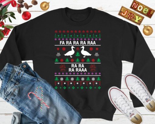 Fa Ra Ra Ra Duck Ugly Christmas Sweater