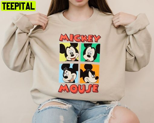 Face’s Emotion Mickey Mickey Mouse Mickey Holiday Disney Sweatshirt