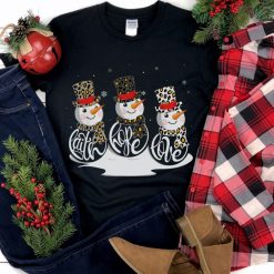 Faith Hope Love Snowman Christmas Shirt