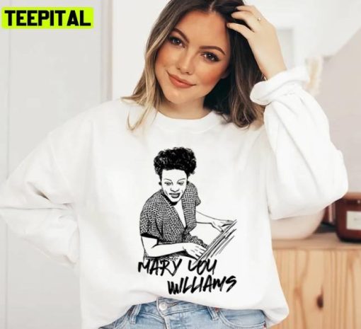 Fanart Portrait Mary Lou Williams Jazz Musican Unisex Sweatshirt