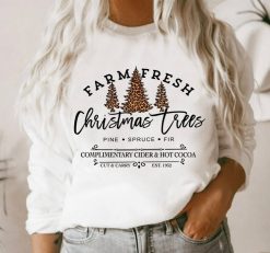 Farm Fresh Christmas Tree Sweatshirt