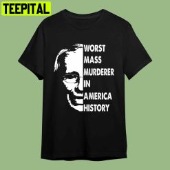 Fauci Worst Mass Murderer In America History Retro Art Unisex T-Shirt