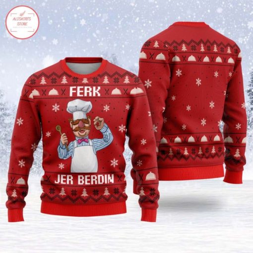 Ferk Jer Berdin Chef Ugly Christmas Sweater