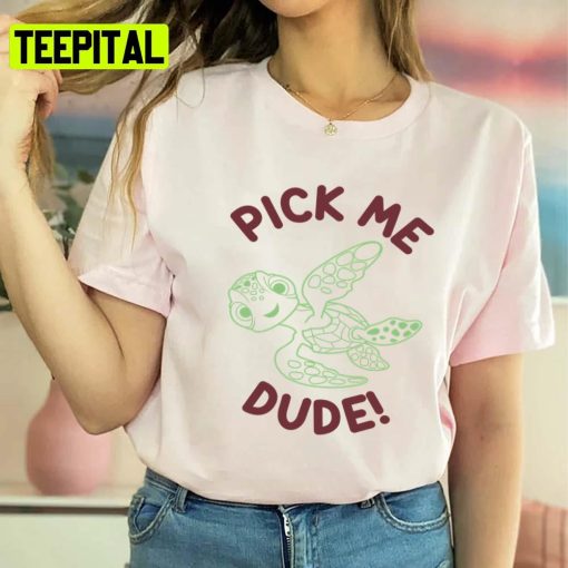 Finding Nemo Turtle Talk With Crush Unisex T-Shirt