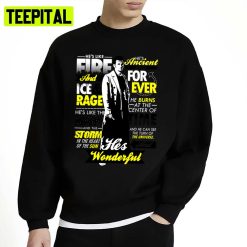 Fire And Ice And Rage Matt Smith Unisex Sweatshirt