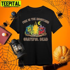 Fire In The Mountain Halloween Grateful Dead Retro Art Unisex T-Shirt