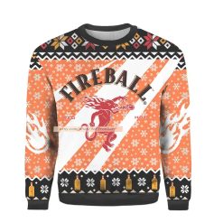 Fireball Christmas Believe Xmas Ugly 3D Sweater