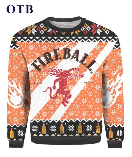 Fireball Christmas Believe Xmas Ugly 3D Sweater