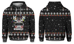 Firefighter 3D Christmas Sweater